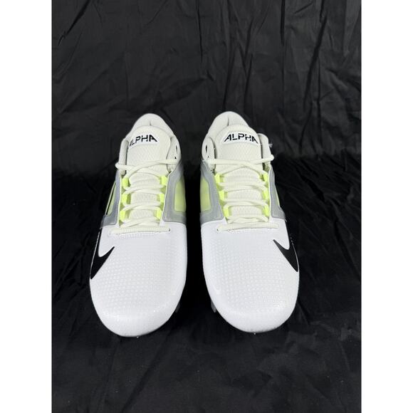 Nike Alpha Menace 4 Pro Football Shoes Mens 9.5 Cleats FD7037-100 White Black main image 7